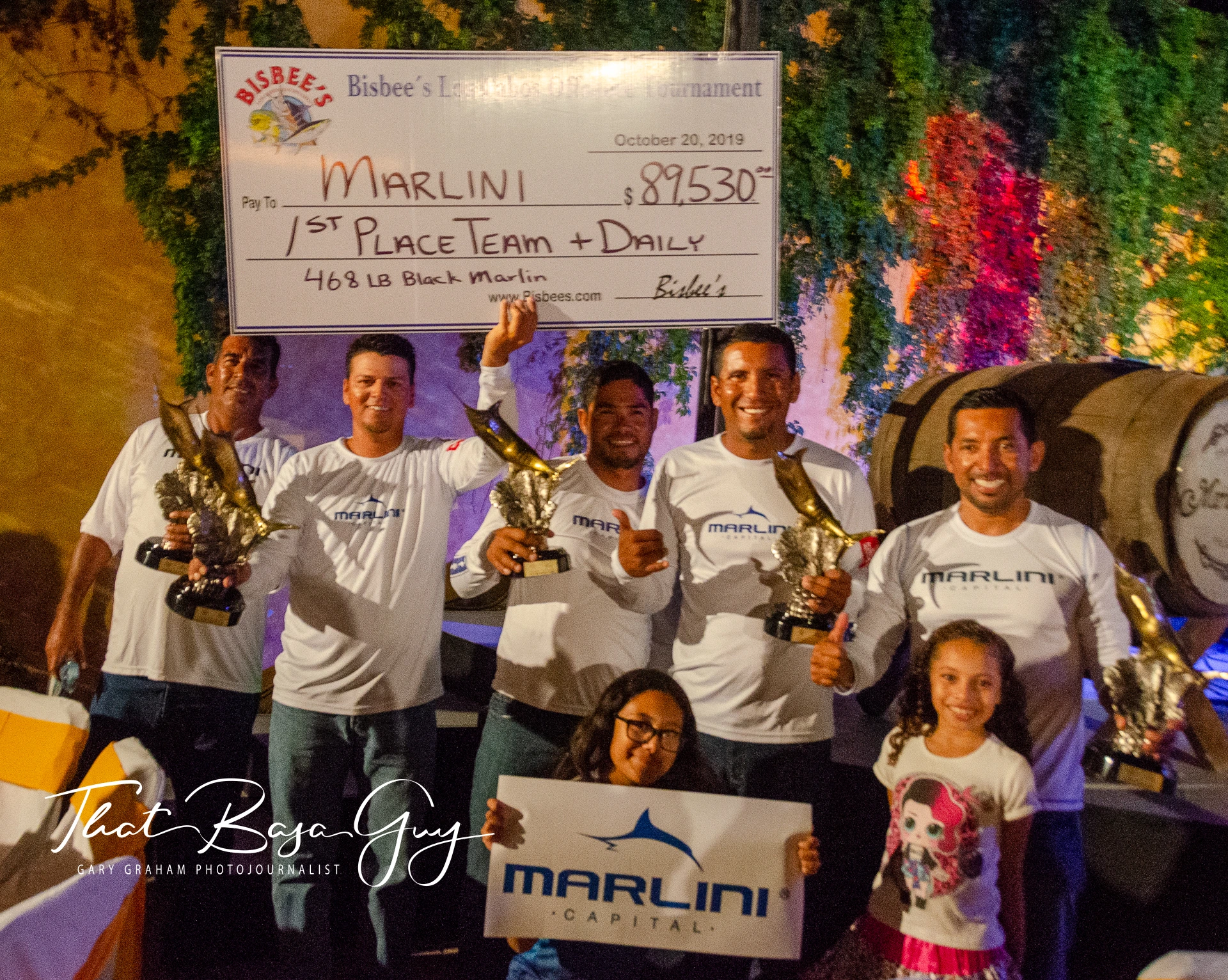 LCO Day One winner receives $444,550 for Day 1 Daily Jackpot for a 328 Blue Marlin